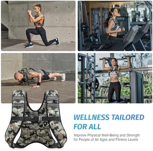 ZELUS 6lb Weight Vest for Workout and Strength Training | ZELUS ReflectiveWeight Vest for Running and Fitness | ZELUS 1