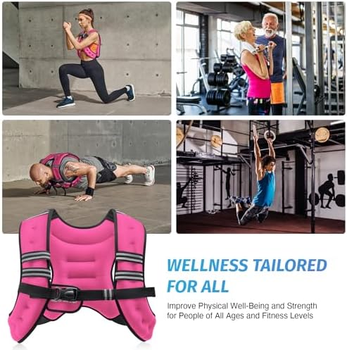 ZELUS 6lb Weight Vest for Workout and Strength Training | ZELUS ReflectiveWeight Vest for Running and Fitness | ZELUS 1