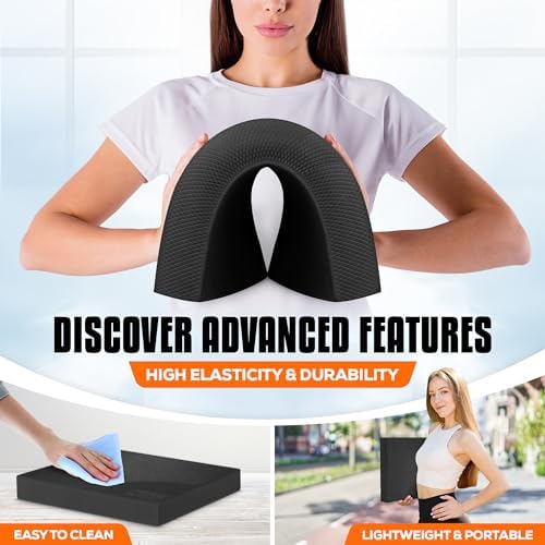 Upgraded Size Yes4All Non-Slip Foam Balance Pad for Exercise and Physical Therapy | Yes4All Nonslip Foam Pad for Yoga a