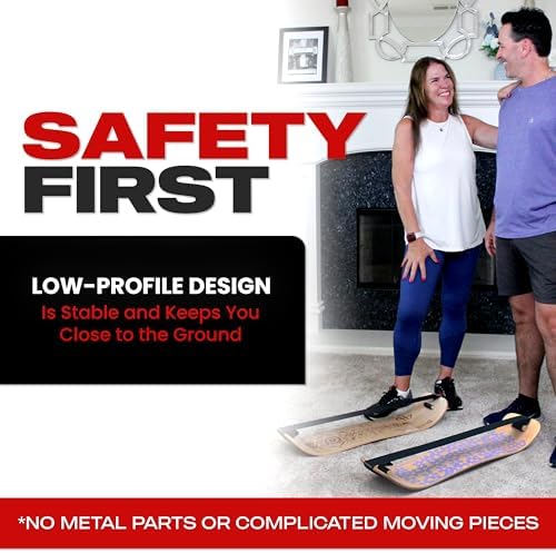 Adult Standing Desk Balance Board Exercise Equipment for Yoga and strength training | Slackboard Balancing Trainer for