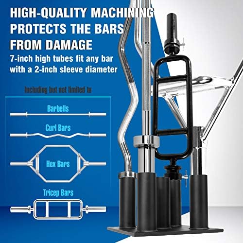 Yes4All Vertical Storage Rack for Home Gym and Fitness Lovers | Yes4All Barbell & Dumbbell Organizer with Vertical Stor