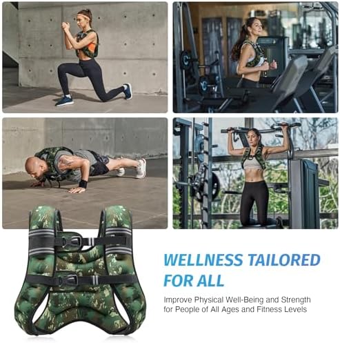 ZELUS 6lb Weight Vest for Workout and Strength Training | ZELUS ReflectiveWeight Vest for Running and Fitness | ZELUS 1