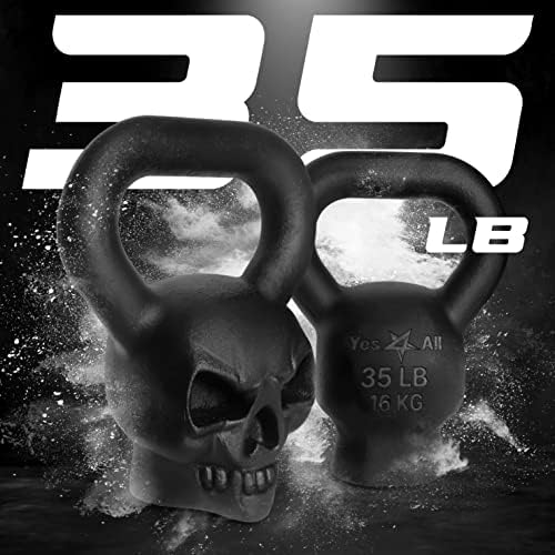 Yes4All Special Shape Kettlebell for Advanced Training | Yes4All Upgraded Multifunctional Kettlebell Anti Slip Handle |