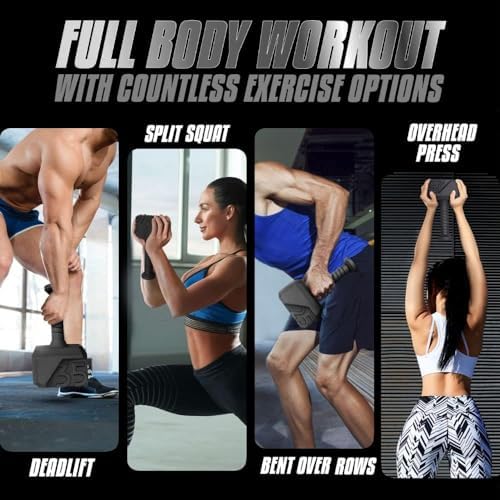 Yes4All Special Shape Kettlebell, Upgraded & Multifunctional for Advanced Training, Solid Cast Iron Powder Coated Anti S