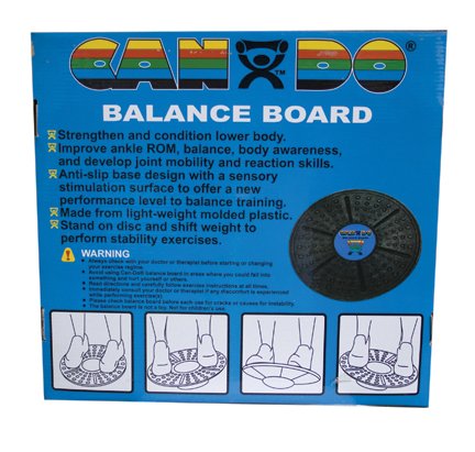 CanDo 10-1745 Economy Balance Board for Adults - Home Workouts and Rehabilitation | CanDo 10-1745 Economy Balance Board
