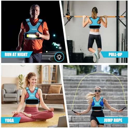 Adjustable Weighted Vest for Women and Men, 6-15 Lbs Rucking Vest with LED Light Strips
Adjustable Weighted Vest for W - Image 13