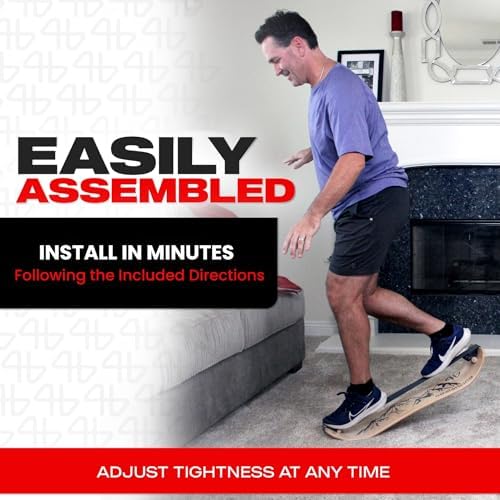 Adult Standing Desk Balance Board Exercise Equipment for Yoga and strength training | Slackboard Balancing Trainer for