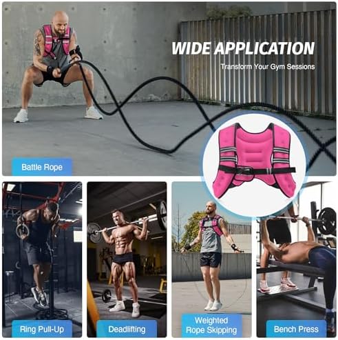 ZELUS 6lb Weight Vest for Workout and Strength Training | ZELUS ReflectiveWeight Vest for Running and Fitness | ZELUS 1