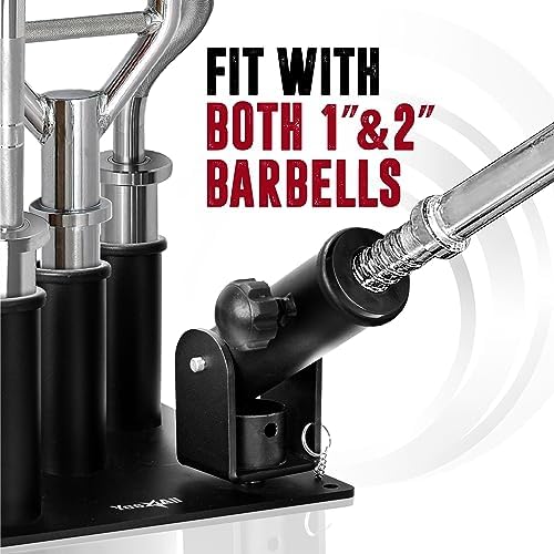 Yes4All Vertical Storage Rack for Home Gym and Fitness Lovers | Yes4All Barbell & Dumbbell Organizer with Vertical Stor