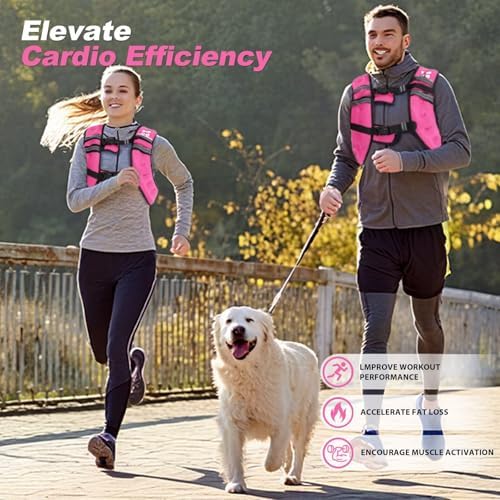 Weighted Vest Women 6lb/8lb/12lb/16lb/20lb/25lb/30lb for Walking Strength Training Running Fitness Weighted Vest Women f