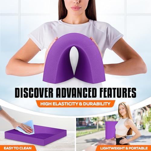 Upgraded Size Yes4All Non-Slip Foam Balance Pad for Exercise and Physical Therapy | Yes4All Nonslip Foam Pad for Yoga a