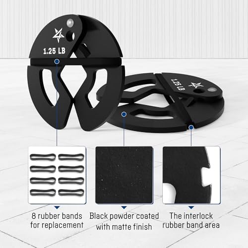 Yes4All Fractional Weight Plates Set for Dumbbell and Olympic Barbell Weightlifting Yes4All Fractional Weight Plates