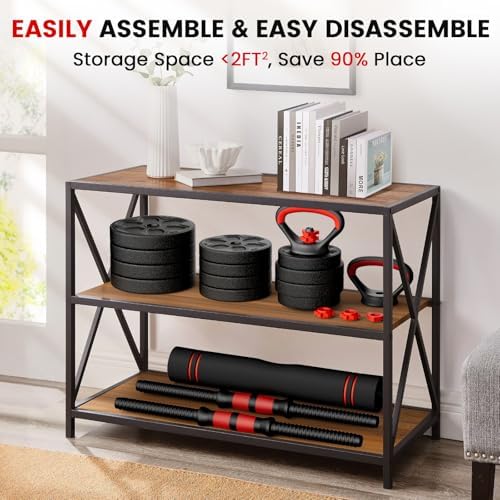 Adjustable Dumbbell Set for Home Gym, 20/33/45/70/90lbs, Multiple Uses for Men and Women
Adjustable Dumbbells Set, 20/33 - Image 9