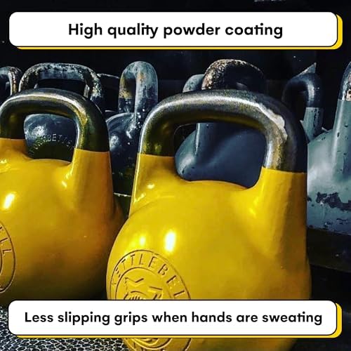 Kettlebell Kings Competition Kettlebells for Men & Women | 4-32 KG Weights Set for Home Gym | Strongest Hand Weights Wor