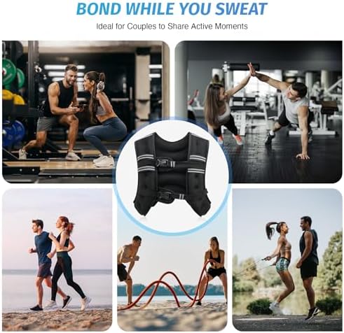 ZELUS 6lb Weight Vest for Workout and Strength Training | ZELUS ReflectiveWeight Vest for Running and Fitness | ZELUS 1