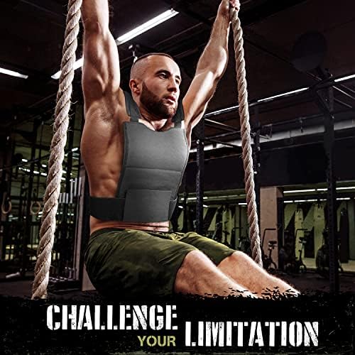 Yes4All Weight Vest Plate 5.75/8.75/14/19.75LB Pairs - Tactical Plate for Heavy Workout - Curved Ergonomic Design for Ru