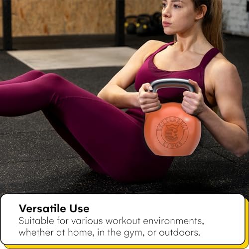 Kettlebell Kings Competition Kettlebells for Men & Women | 4-32 KG Weights Set for Home Gym | Strongest Hand Weights Wor