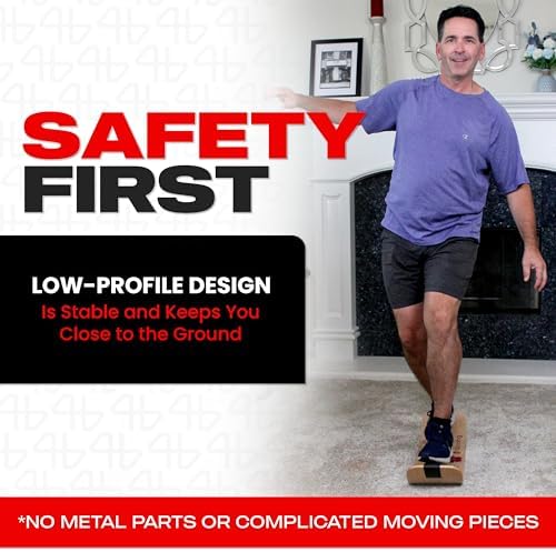 Adult Standing Desk Balance Board Exercise Equipment for Yoga and strength training | Slackboard Balancing Trainer for