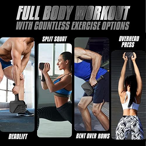 Yes4All Special Shape Kettlebell for Advanced Training | Yes4All Upgraded Multifunctional Kettlebell Anti Slip Handle |