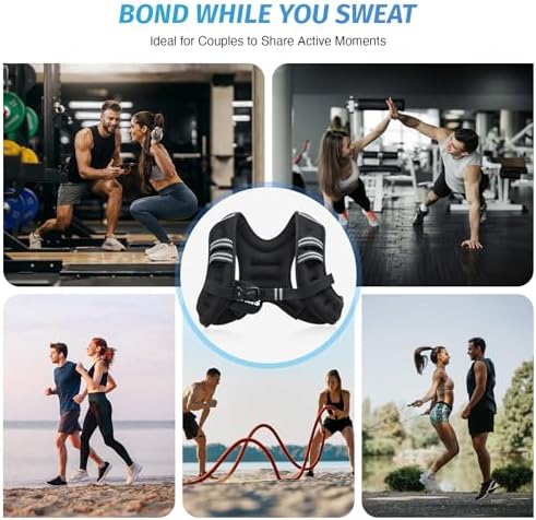 ZELUS 6lb Weight Vest for Workout and Strength Training | ZELUS ReflectiveWeight Vest for Running and Fitness | ZELUS 1