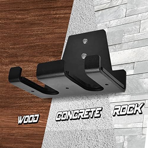 Yes4All Vertical Wall Mount Olympic Barbell Holder for Home Gym Storage | Yes4All Hanging Barbell Rack for Home Fitness