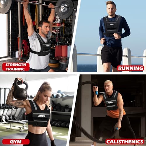 Weighted Vest Men and Women 19lbs/ 30lbs/ 40lbs for Strength Training Weighted Vest Women Workout Vest 19lbs/ 30lbs/ 40