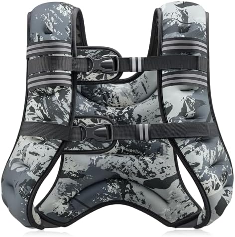 ZELUS 6lb Weight Vest for Workout and Strength Training | ZELUS ReflectiveWeight Vest for Running and Fitness | ZELUS 1