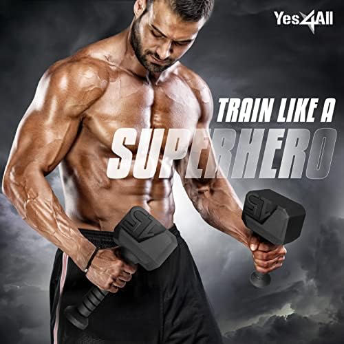 Yes4All Special Shape Kettlebell for Advanced Training | Yes4All Upgraded Multifunctional Kettlebell Anti Slip Handle |