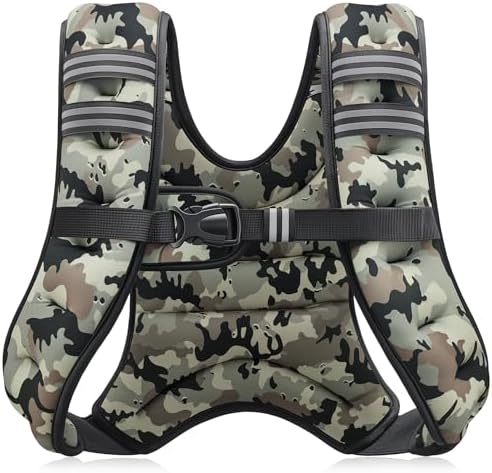 ZELUS 6lb Weight Vest for Workout and Strength Training | ZELUS ReflectiveWeight Vest for Running and Fitness | ZELUS 1
