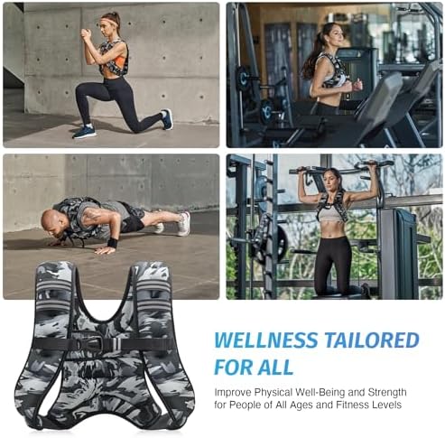 ZELUS 6lb Weight Vest for Workout and Strength Training | ZELUS ReflectiveWeight Vest for Running and Fitness | ZELUS 1