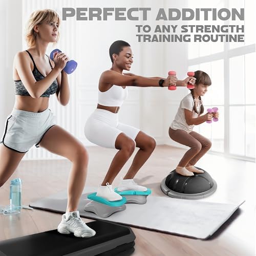 Yes4All Neoprene Coated Dumbbell Hand Weights for Home Workout - Multiple Weight Options with 15 Colors, Anti-Roll, Ant