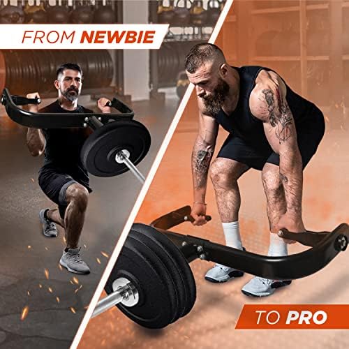 Yes4All 550LBS Multi-Grip Rowing Landmine Handle - T Bar LAT, Viking Press for 1 & 2" Bar - Sturdy Design, Easy to Insta