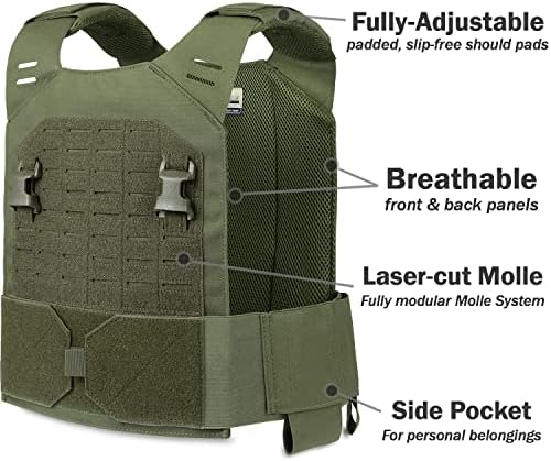 EVERLIT Adjustable Weighted Vest 14 Lbs/ 20 Lbs | Fitness Workout Running | Men Women