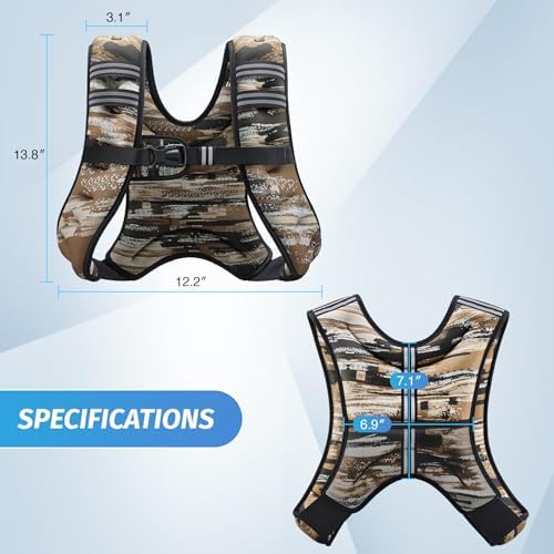 ZELUS 6lb Weight Vest for Workout and Strength Training | ZELUS ReflectiveWeight Vest for Running and Fitness | ZELUS 1