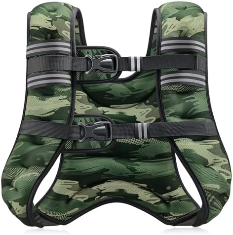 ZELUS 6lb Weight Vest for Workout and Strength Training | ZELUS ReflectiveWeight Vest for Running and Fitness | ZELUS 1