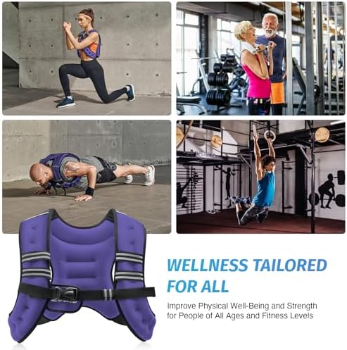 ZELUS 6lb Weight Vest for Workout and Strength Training | ZELUS ReflectiveWeight Vest for Running and Fitness | ZELUS 1