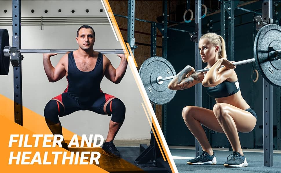 Yes4All Heavy Duty Barbell Holders J-Hooks & Attachments for 2x2 & 3x3 Power Racks – Ideal for Home Gympaginate - Image 16