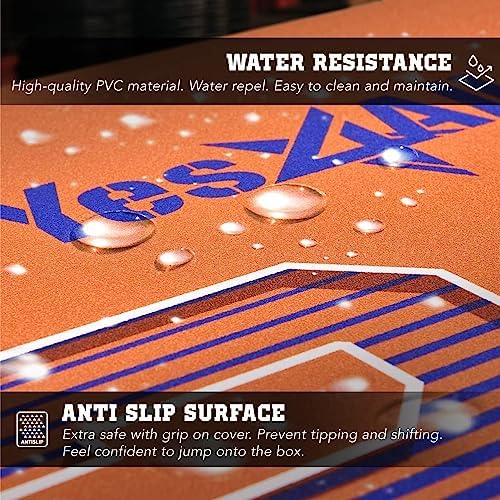 Yes4All 3-in-1 Soft-Padded Plyo Box With Wooden Core for Jumping, Conditioning, and Strength Training
| Non-Slip Multi- - Image 53