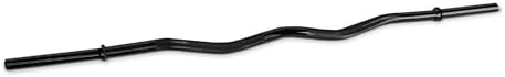 CAP Barbell Standard Solid E-Z Curl Bar 47-Inch Muscle Building Workout Fitness Equipment Top Search Keywords: Curl Bar,