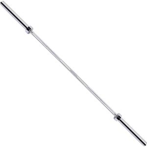 Fitvids Olympic Barbell Bar for Powerlifting and Weightlifting, High Capacity 700 Pound, 2 Inch Diameter Barbell