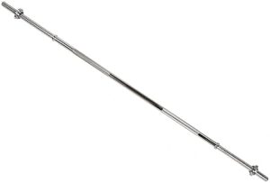 Fitvids 6FT Standard Barbell with Star Locks for Strength Training & Weightlifting, Black Prime Fitvids 6FT Standard Bar