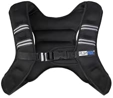 RUNmax Adjustable Weighted Vest for Men and Women 150LBS Max Weight with Shoulder Pads 20LBS Start_weight 150LBS max_wei