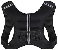 RUNmax Adjustable Weighted Vest for Men and Women 150LBS Max Weight with Shoulder Pads 20LBS Start_weight 150LBS max_wei