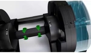 Original NUOBELL Adjustable Dumbbells 5-80 lb Set for Home Gym Strength Training Original NUOBELL Adjustable Dumbbells