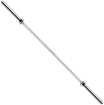 Fitvids Olympic Barbell Bar for Powerlifting and Weightlifting, High Capacity 700 Pound, 2 Inch Diameter Barbell