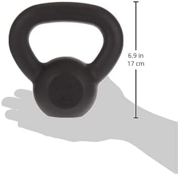 Yes4All Cast Iron Kettlebell, Strength Training Kettlebells for Men 5-80 Lb for Full Body Workout and Push Up - Set of 2