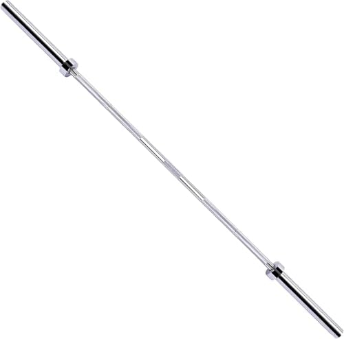 Fitvids Olympic Barbell Bar for Powerlifting and Weightlifting, High Capacity 700 Pound, 2 Inch Diameter Barbell