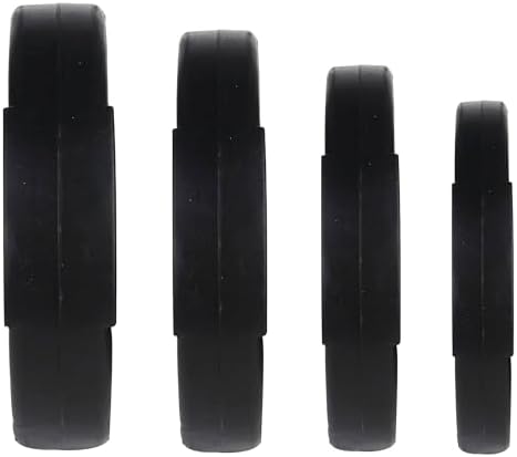 Fitvids Vinyl Standard 1-Inch Plate Weight Plate Set for Strength Training and Bodybuilders at the Gym