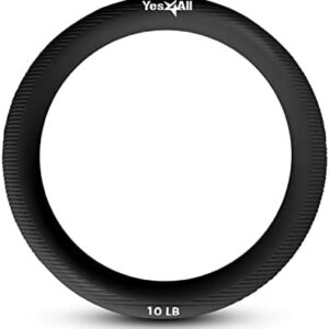 Yes4All 10lbs Power Ring, Weight Ring, Kettlebell for Home Fitness and Core Training
