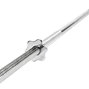 Sunny Health & Fitness 60-Inch Chrome Barbell Bar – Strength Training Gear for Squats & Deadlifts Sunny Health & Fitness